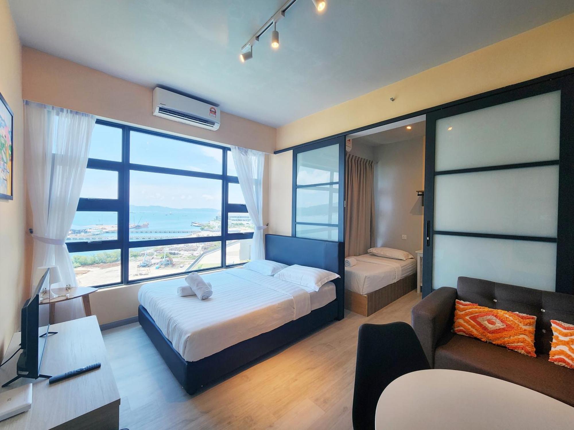 Jesselton Quay Kota Kinabalu City Centre By Lw Suites Ngoại thất bức ảnh