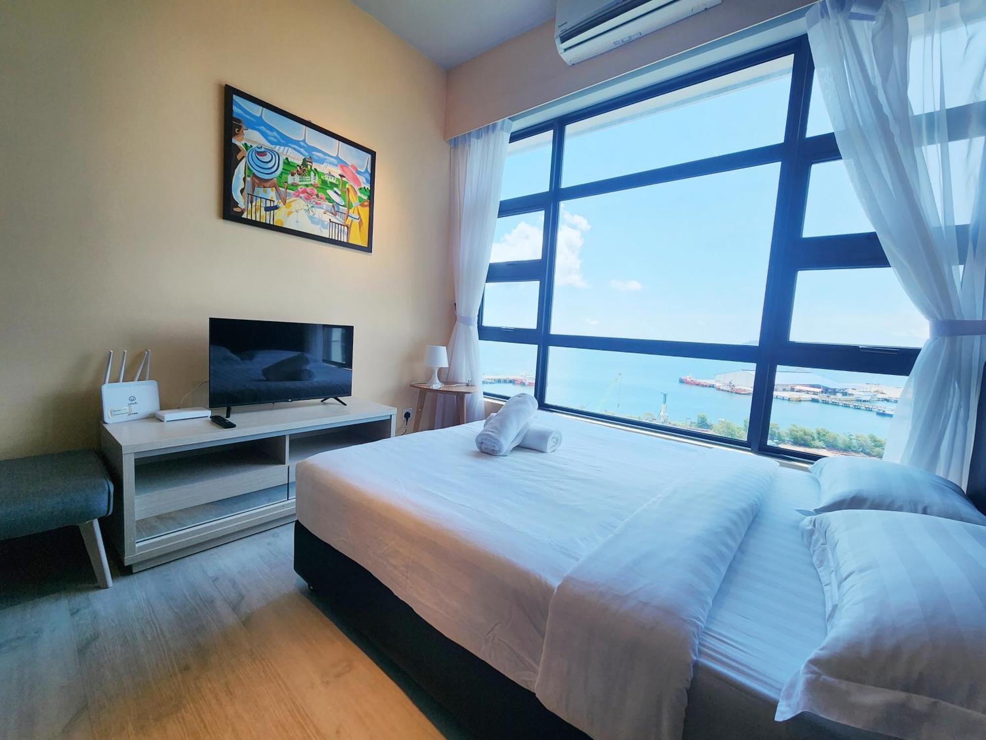 Jesselton Quay Kota Kinabalu City Centre By Lw Suites Ngoại thất bức ảnh