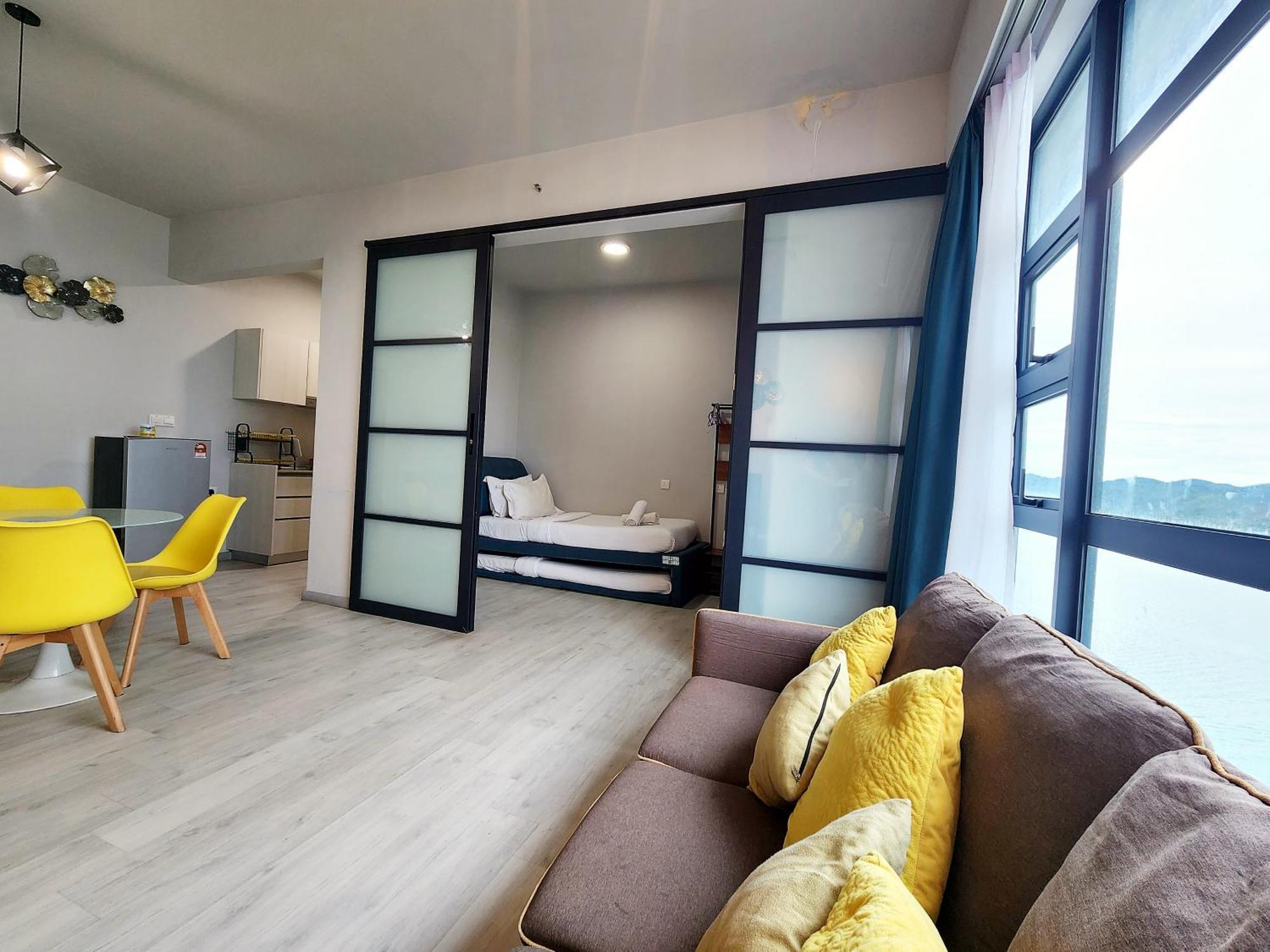 Jesselton Quay Kota Kinabalu City Centre By Lw Suites Phòng bức ảnh